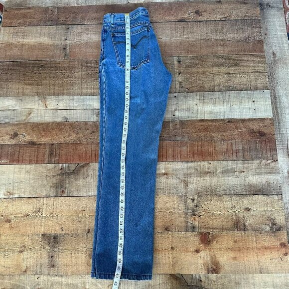 Posted Slim Low Rise Denim Jeans in Medium Wash Blue -11 - Picture 10 of 11